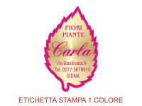 Etichette adesive per fioristi, fiorai e vivaisti (mm 48x30)  (cod.83G)